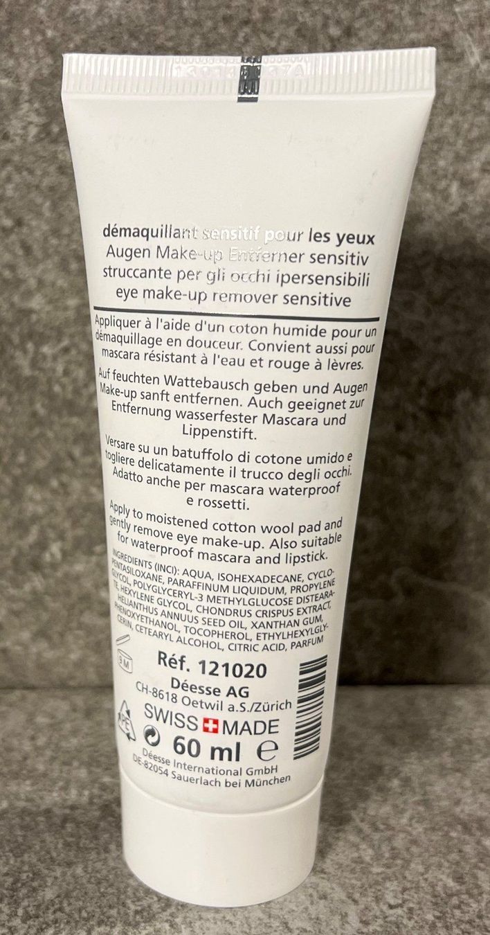 Cura del viso: DÉESSE AUGEN MAKE-UP ENTFERNER SENSITIV – Nuovo e nell'imballaggio originale da Chur venduto da Jacki09 2