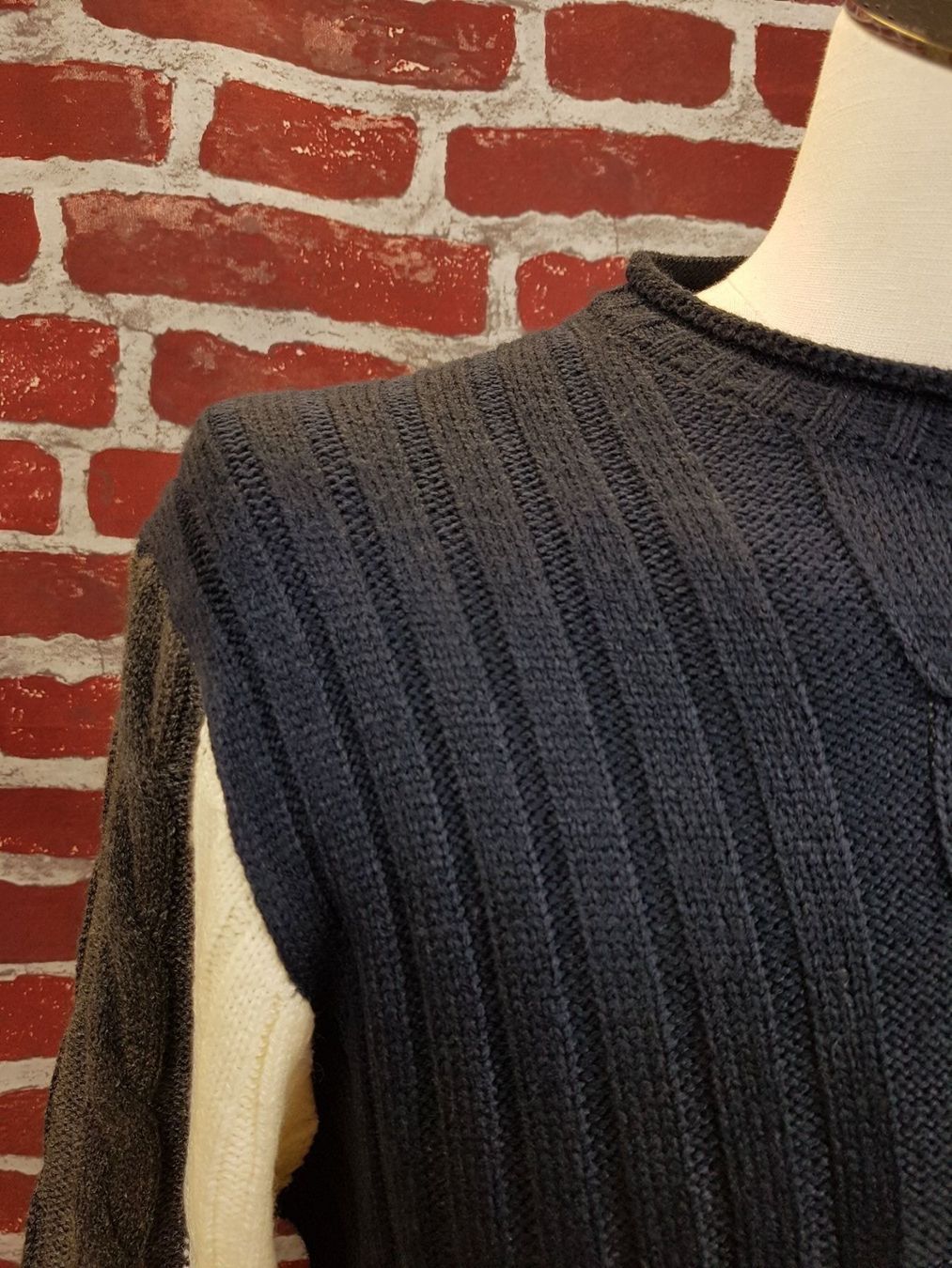 Pullover & Sweatshirts: Warmer kuscheliger Strickpullover dunkelblau Gr. XL – Neu und originalverpackt aus Seuzach von VT-Collections1 3