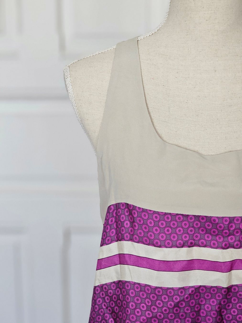 Top: Sommertop, Lila Beige, Gr. S – Usato da Ried-Brig venduto da Zzyzx 1