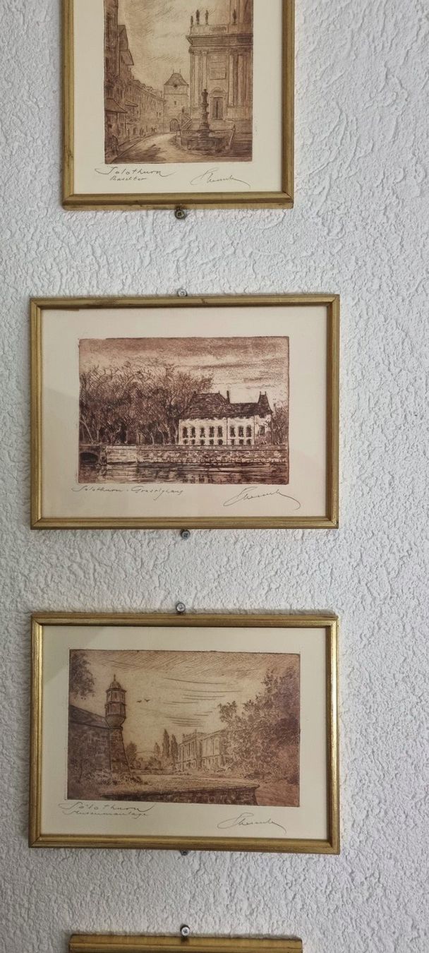 Foto & Immagini: Gerahmte Sammlung: Solothurn in alten Ansichten – Usato da Derendingen venduto da Rider3 3