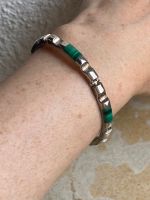 Silber mit Malachit-Armband (925)