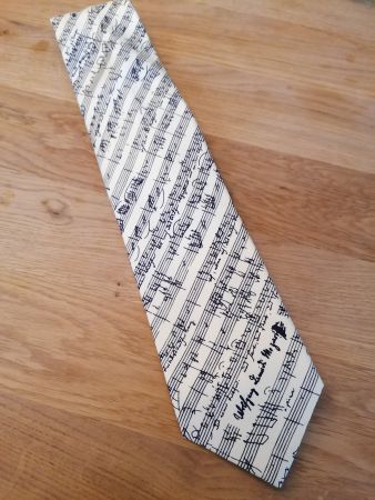Creativ Fashion Mozart Notenmuster Krawatte - Nr. 148