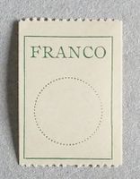 1338) Nr. 2, Francozettel 16,8mm postfrisch Kt 800
