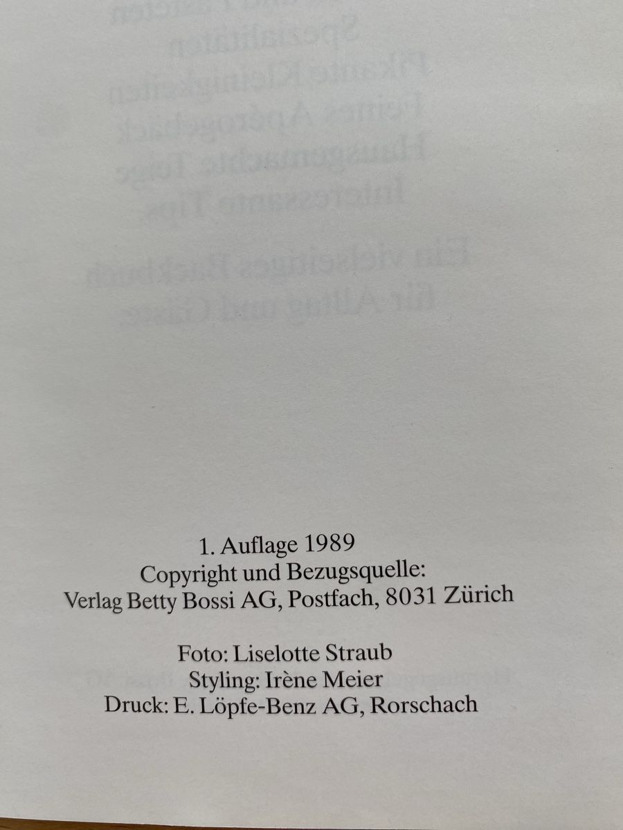 Libri: Backen pikant - Betty Bossi – Usato da Schwarzenburg venduto da Michellu 2