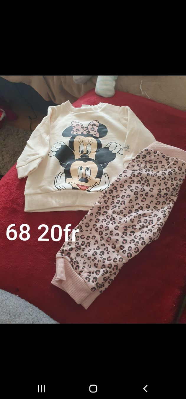 H&M Ensembles: Süsser Mickey Mouse Trainer Gr. 68 – Neuf (Voir description) à Langenthal par nad_qbt9