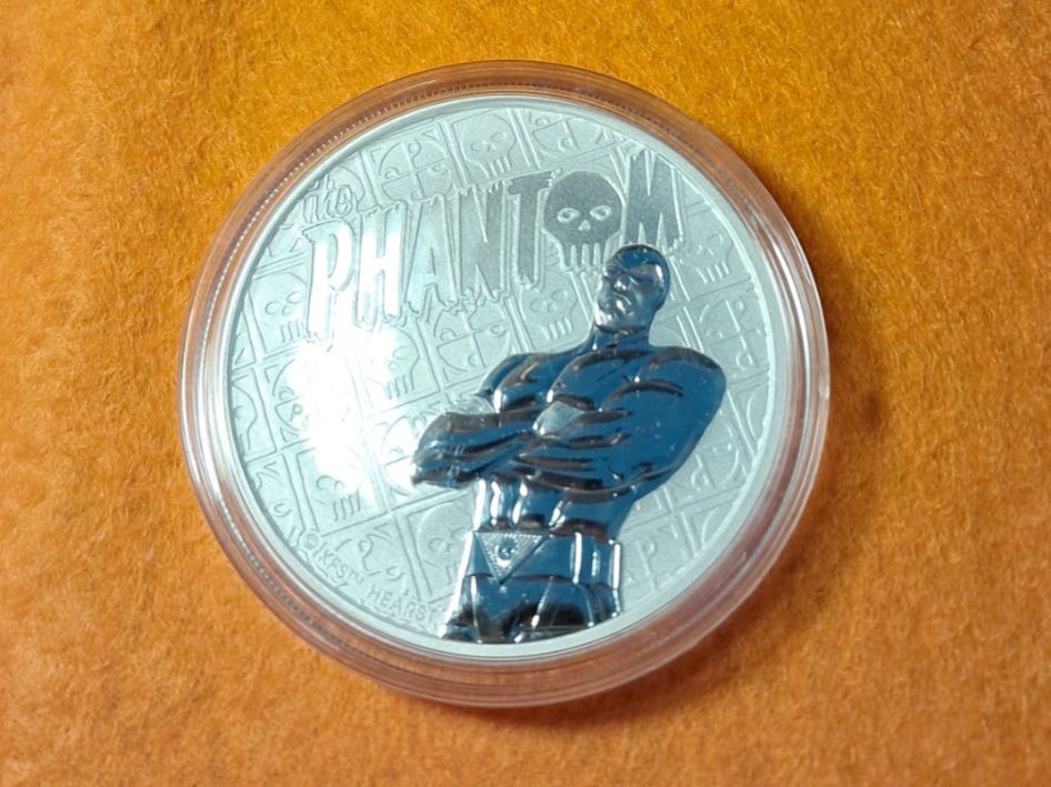Alle Münzen: PHANTOM 1 OZ UNZE SILBER 999 TUVALU 2022 – Neu und originalverpackt aus Trübbach von Adam123456 3