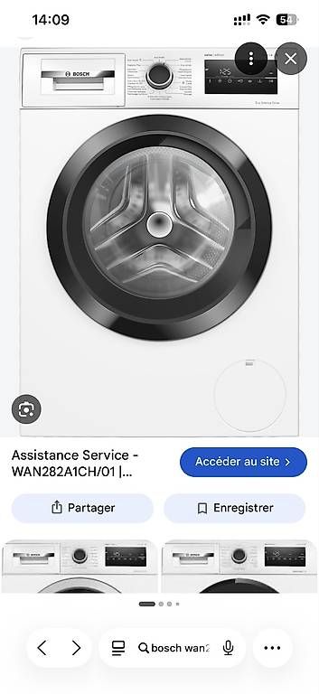 Bosch Lavatrici: Machine à laver bosch WAN282A1CH – Usato da Essertes venduto da fav_l2fr
