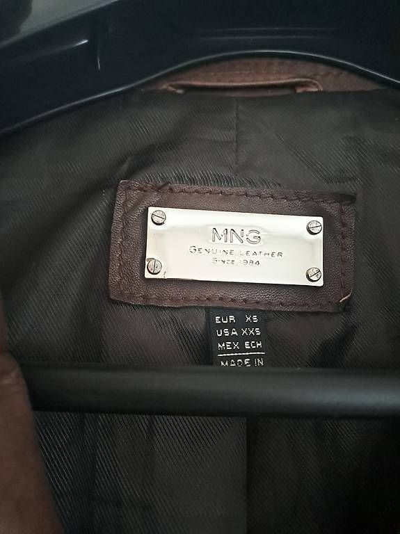 Jacken: Lederjacke XS braun von Mango – Gebraucht aus Sachseln von olivina 3