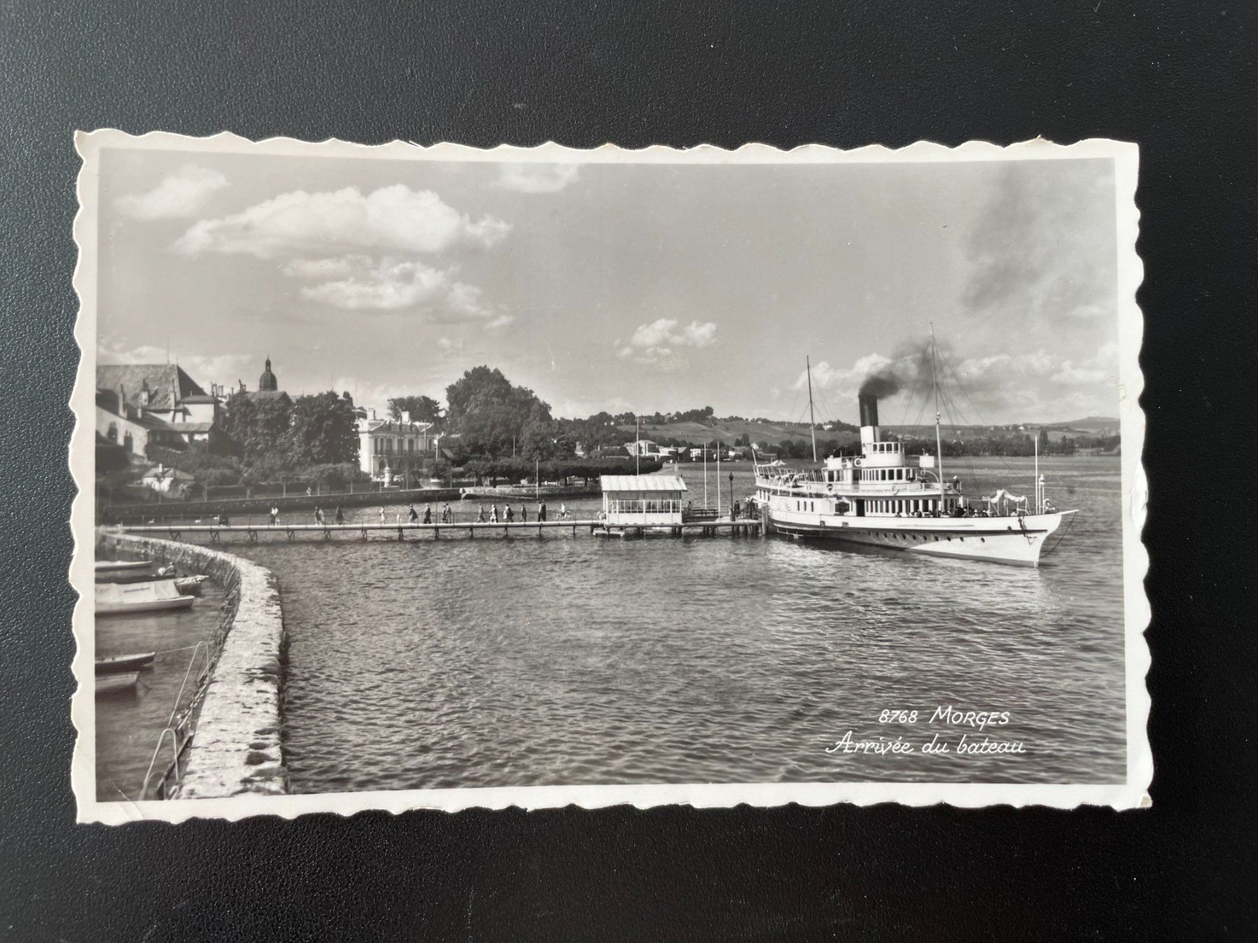 Cartoline postali: AK VD Morges, Arrivée du bateau – Usato da Thal venduto da Danny82