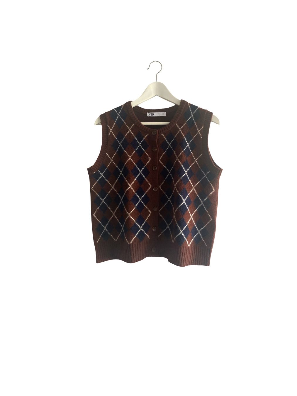 Zara Gilet & Giacche senza maniche: ZARA Strickweste mit Reutermuster - neu - – Nuovo (secondo la descrizione) da Jona venduto da vanessasupermarket20 4