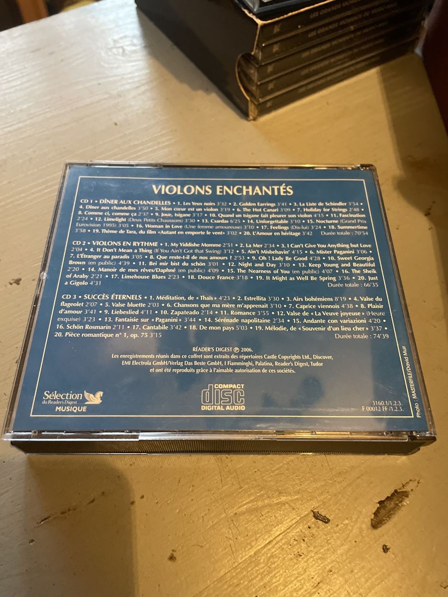 CDs: Cd violons enchantés – D'occasion à moudon par faucheur2 1