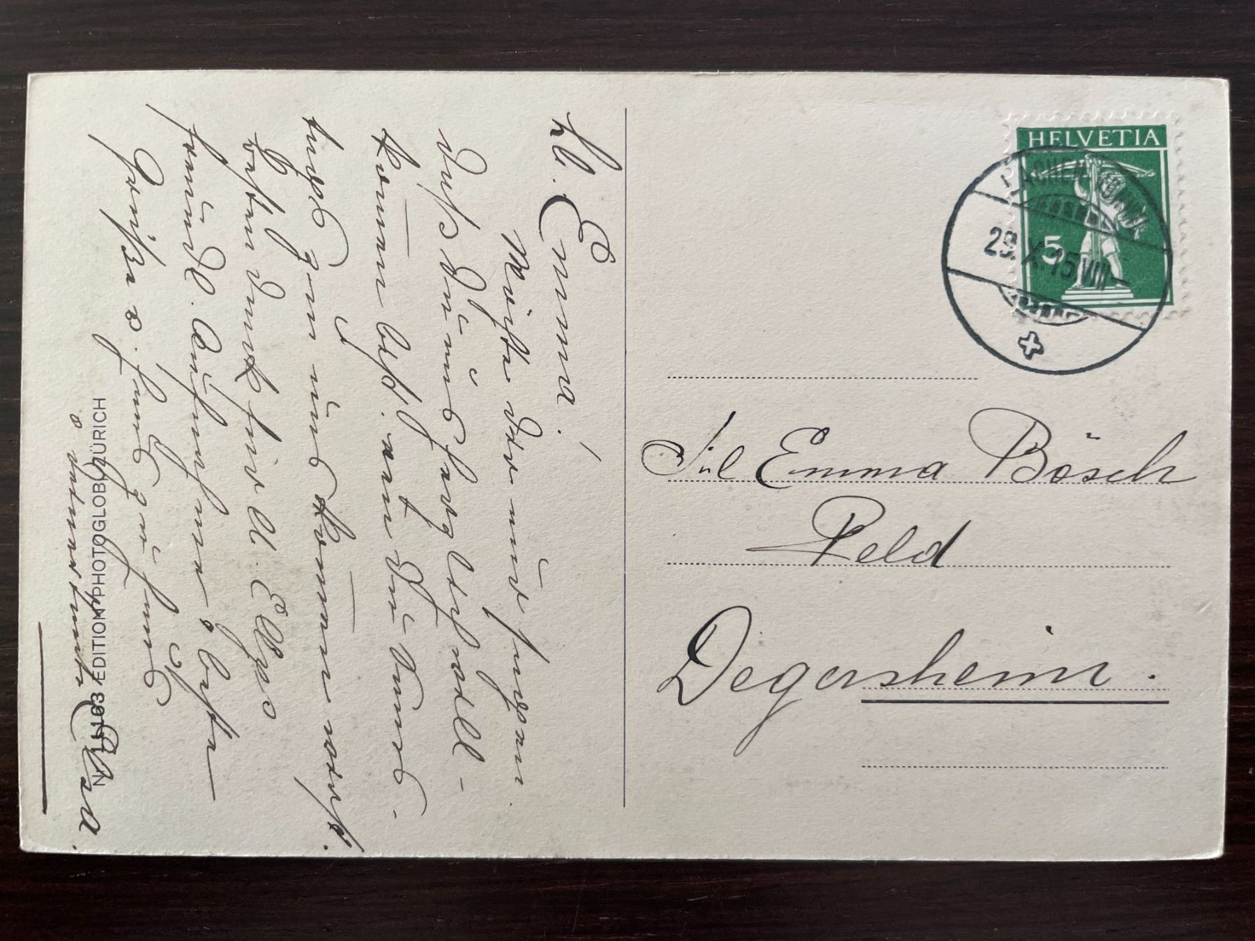 Cartoline postali: ST. GALLEN Scheffelstein, 3 Ansichtskarten – Usato da Wald ZH venduto da TLILEF 6