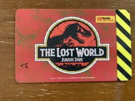 Telefonkarte Singapur. The lost world. Jurassic Park Saurier
