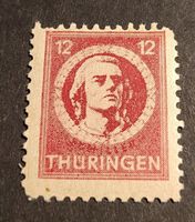 Deutschland, Sowjet. Zone - Thüringen alte briefmarke