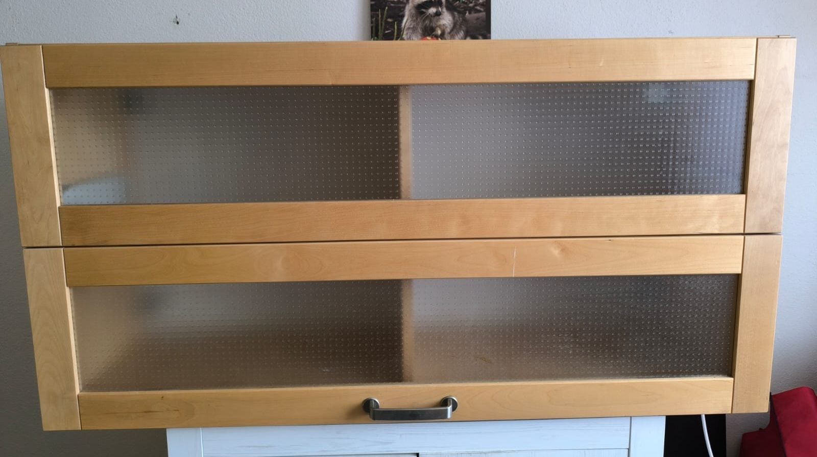 Hängeschrank, Küche, Buche. L 120, H 60, T 38. Doppelstock. (Gebraucht) in Zuerich für CHF 35 – nur Abholung auf Ricardo kaufen