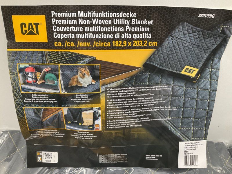 Coperte: CAT Premium Multifunktionsdecke | Grösse: 182.9 x 203.2 cm – Nuovo e nell'imballaggio originale da Buochs venduto da Vend0r