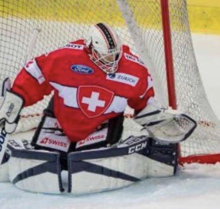 Protezioni & Imbottiture: Original EVZ Goaliematerial Tobias Stephan Eishockey CCM – Nuovo (secondo la descrizione) da Kallnach venduto da Chaesi89 5