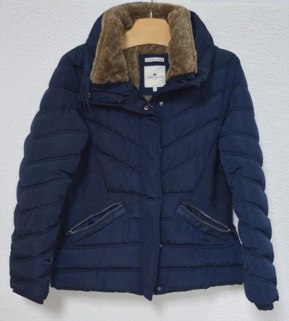 Neuwertige, dunkelblaue Damen Winterjacke, Tom Tailor, Gr. L