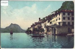 Lago di Lugano - Gandria - Litho