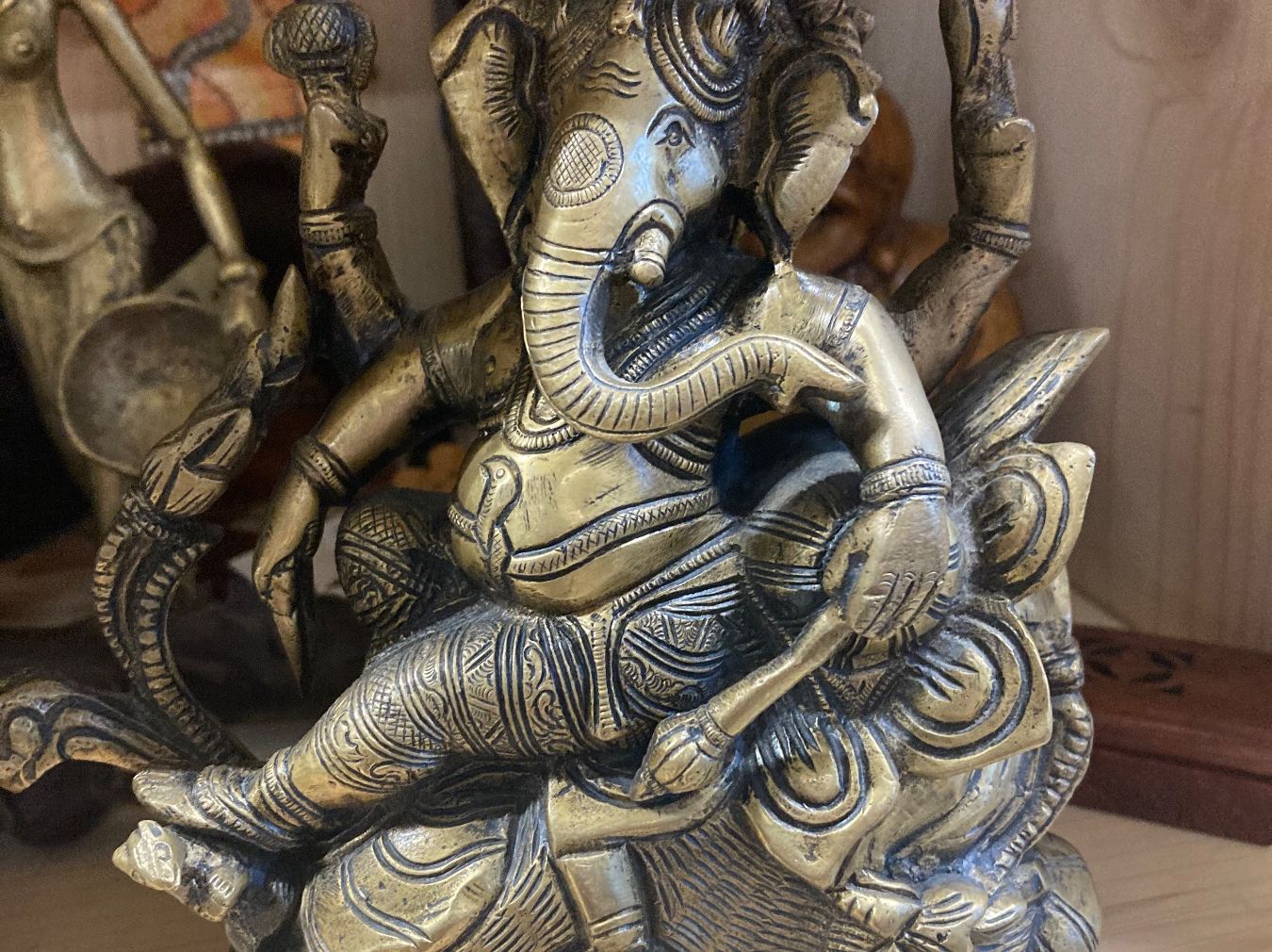 Sculture & Statue: Ganesha Statue Bronze – Usato da Oberägeri venduto da Vargo11 6