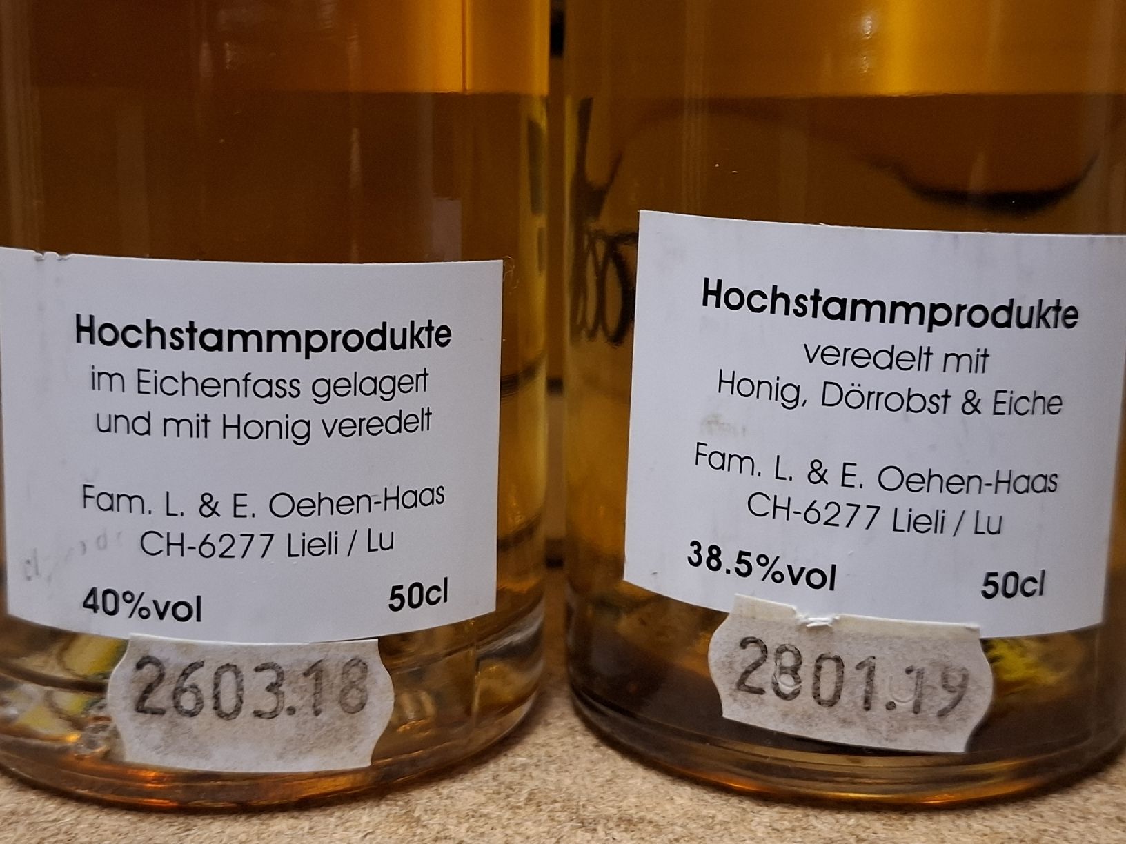 Spirituosen: 2 Flaschen: Leo's Zwetschgen & Prune – Gebraucht aus Horw von Supervannie 2