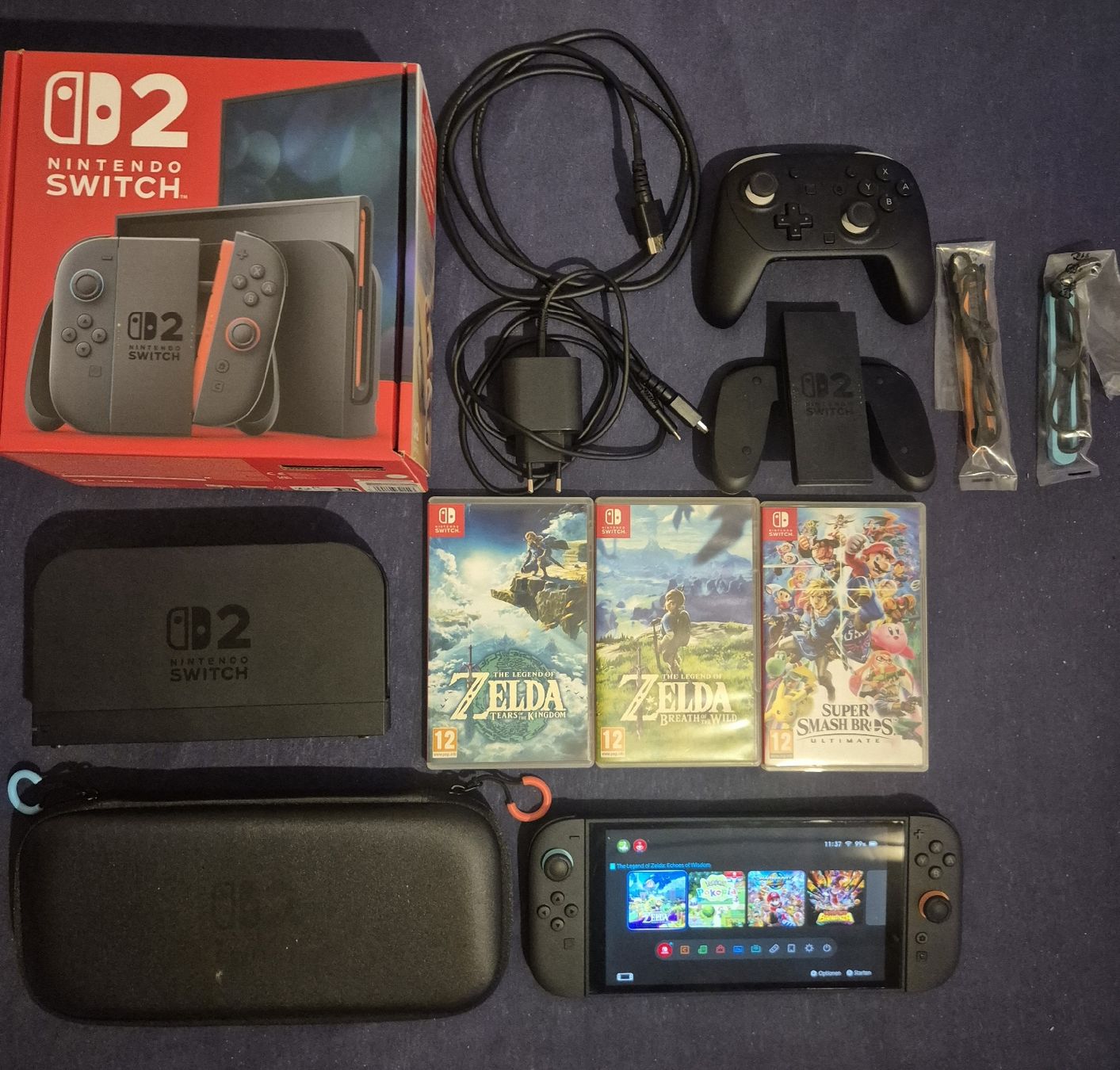 Nintendo Console: Nintendo Switch 2 + Pro Controller + 3 Spiele – Nuovo (secondo la descrizione) da Hefenhofen venduto da sch_fm65