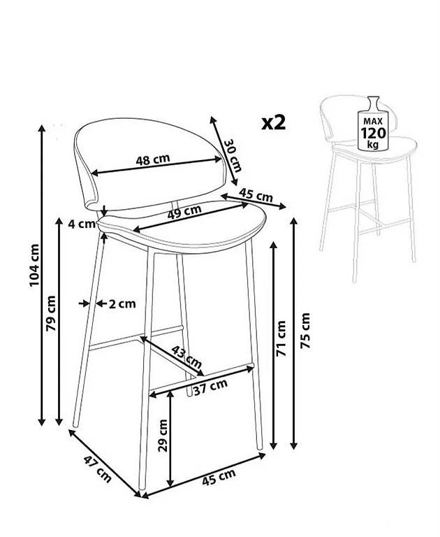 Seggioloni: 4 Chaises hautes Beliani Kiana Vert – Usato da Sullens venduto da snowcat22 1