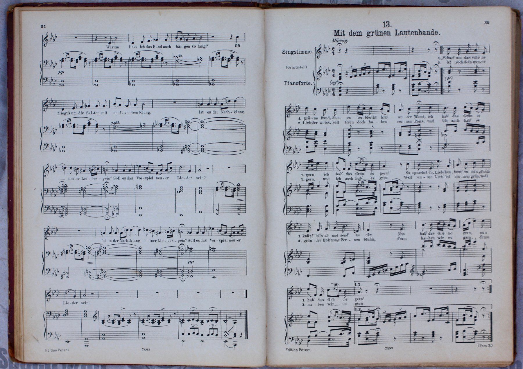 Album: Antikes Schubert Noten Album – Usato da Altstätten SG venduto da alpalfa 3