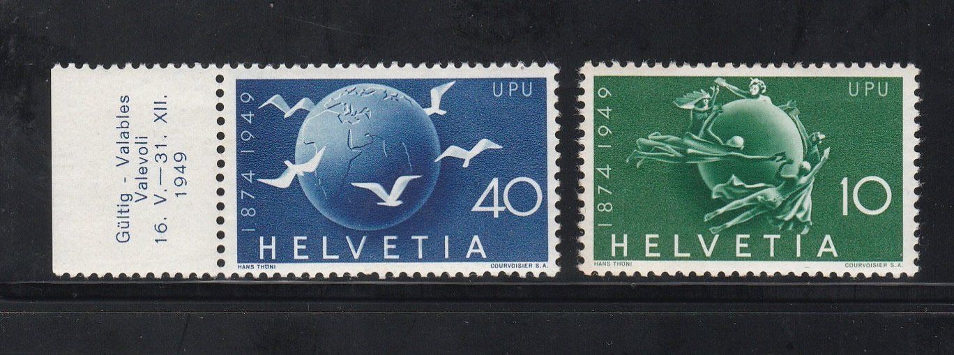 Tous les timbres: Timbres suisses 1949 – Neuf (Voir description) à Dizy par all_9l2s