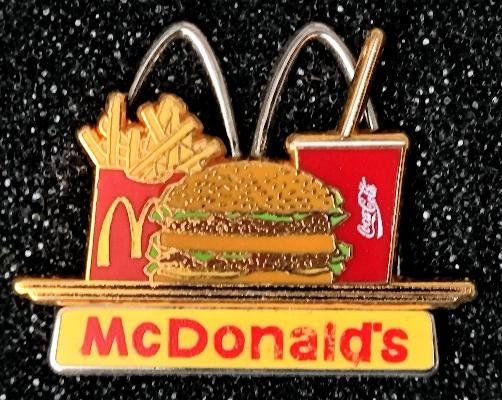 Mc Donald's Placchette & Badge: exklusiver Mc Donalds / Coca-Cola Pin – Usato da Pfäffikon ZH venduto da Colacity