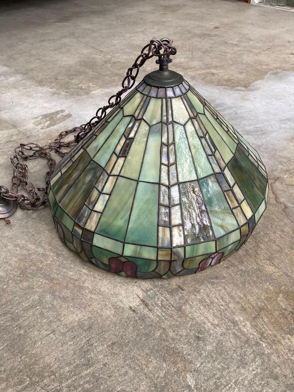 Lampen: Hängeleuchte im Tiffany Stil – Gebraucht aus Niederhelfenschwil von Chleeblatt1938