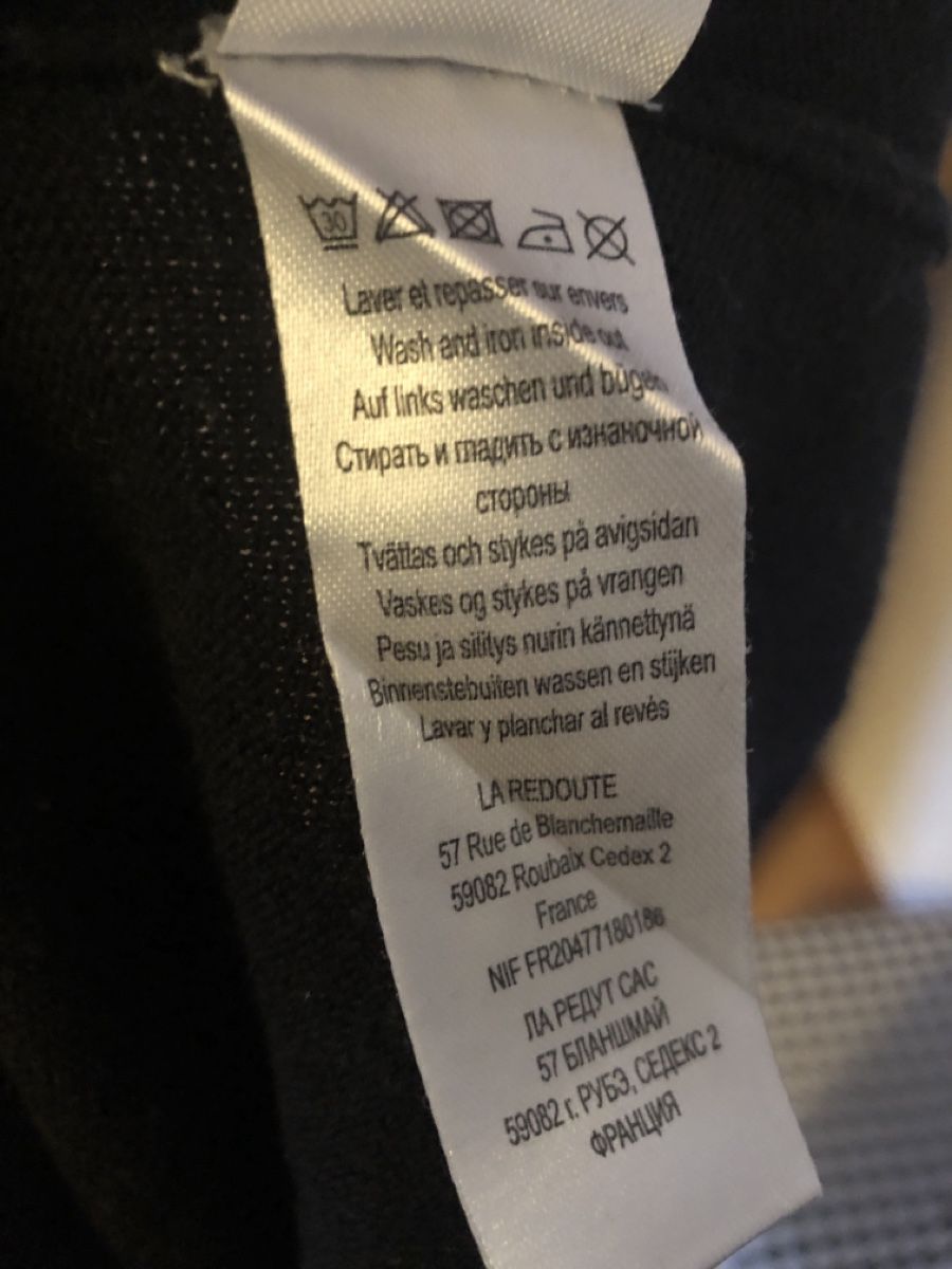 La Redoute Maglioni & Felpe: Pull très fin noir, confortable! – Usato da Biel/Bienne venduto da Lianumi 5