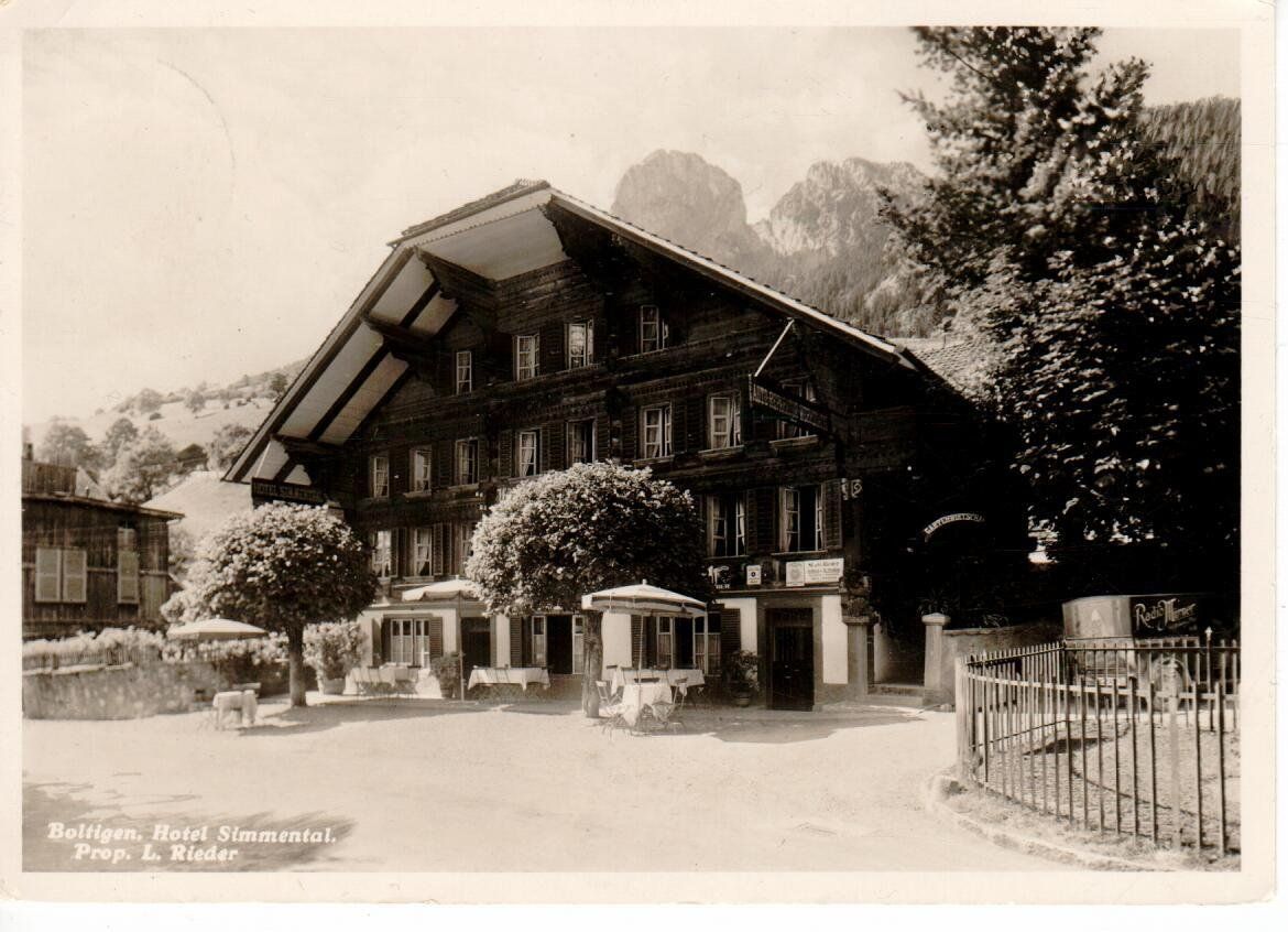 Cartoline postali: Boltigen Hotel Simmental – Usato da Wolhusen venduto da Curver9