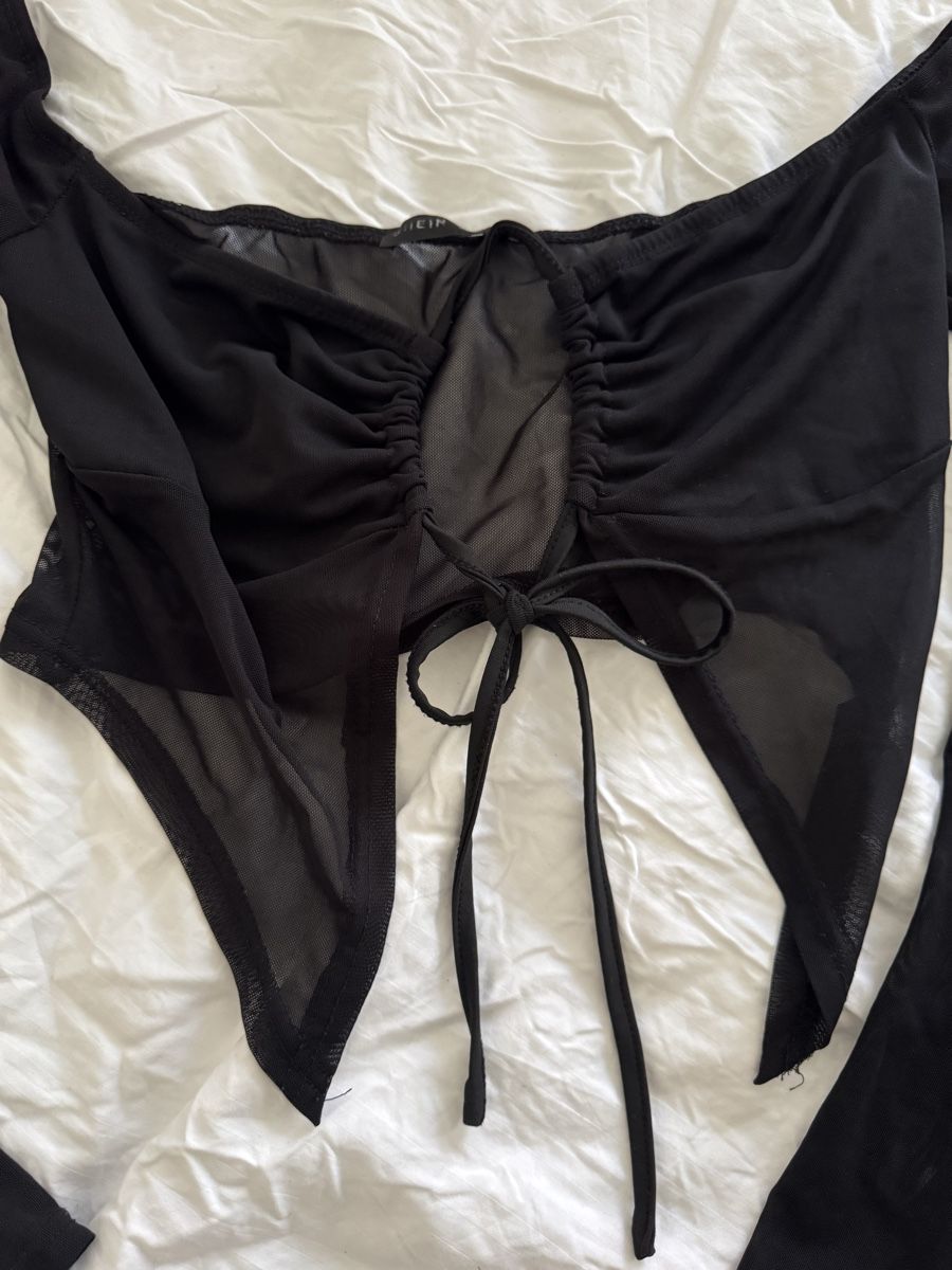 Tops: Damen Oberteil schwarz transparent Grösse S  – Gebraucht aus Zürich von lak_fr2n