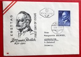 Ersttagbrief  aus  Österreich gestempelt Siehe Original Foto