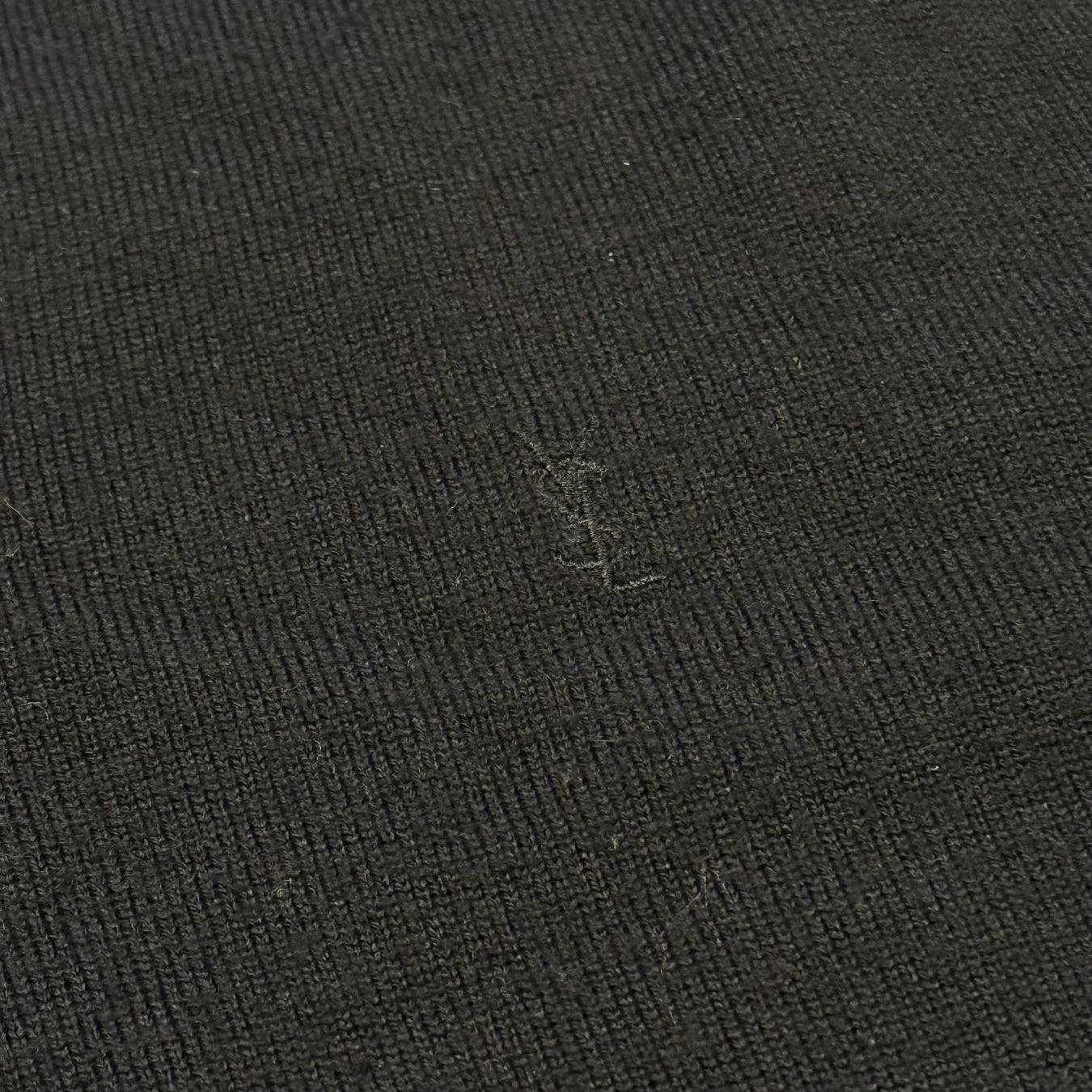 Saint Laurent Maglioni & Felpe: Yves Saint Laurent black on black wool sweatshirt pull 90s – Usato da St. Gallen venduto da sourced_limited 2