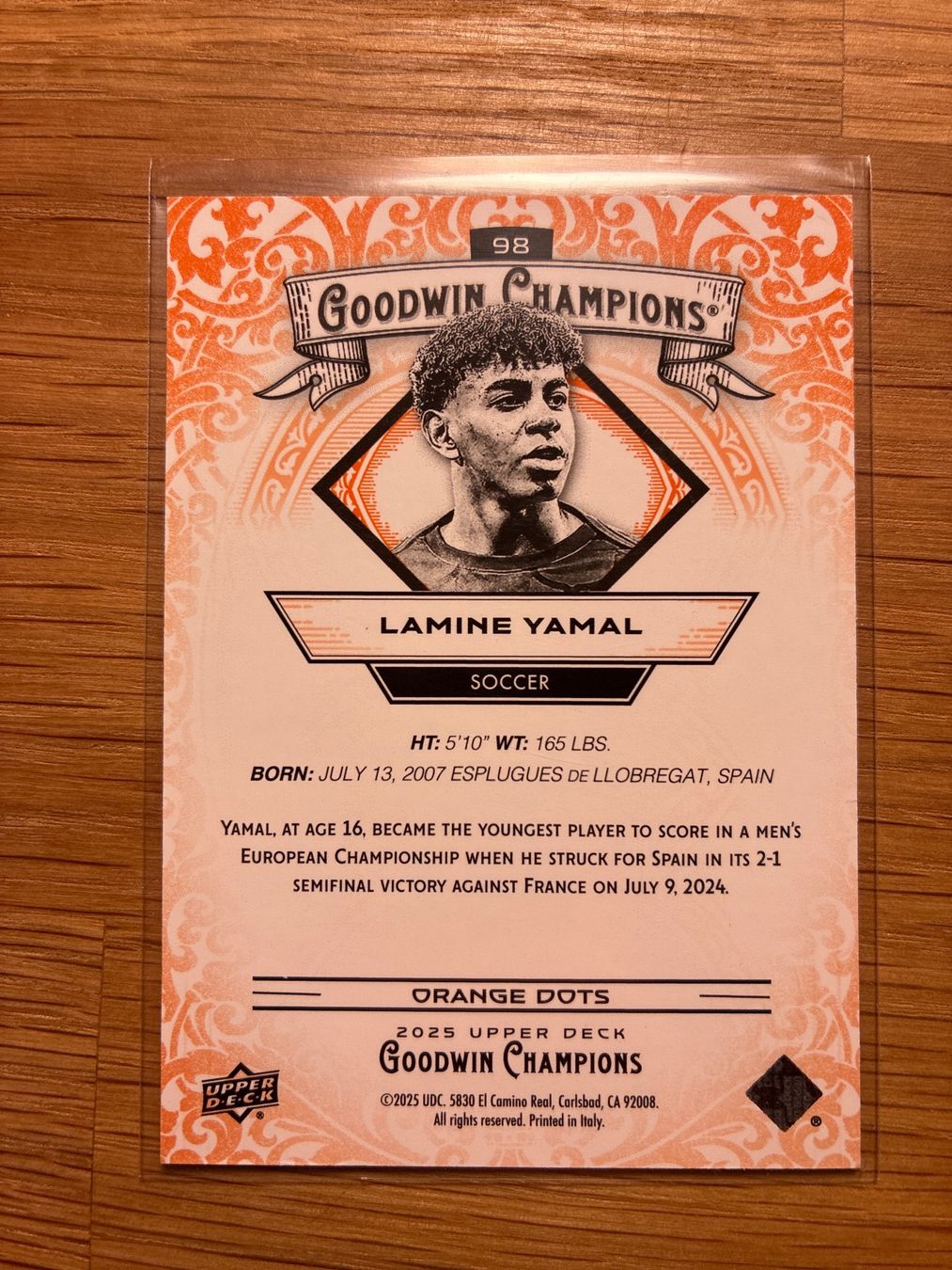 Topps Carte collezionabili: Upper Deck Goodwin Champions Lamine Yamal /399 – Usato da Wangenried venduto da Garagara 1