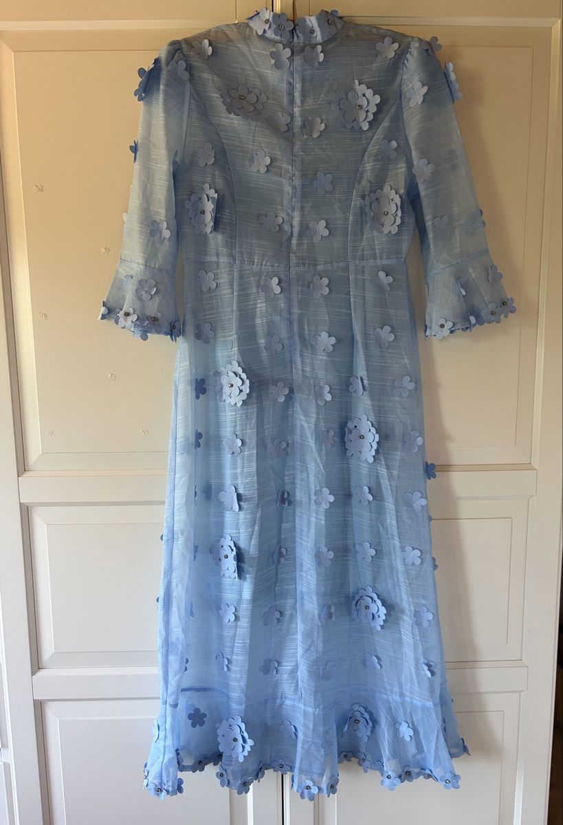 Kleider: Elegant Blue Midi Dress – Neu (gemäss Beschreibung) aus St.Josefen von lop_lh8d 4