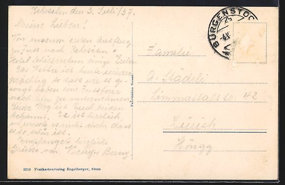 Cartoline postali: AK Kehrsiten-Dorf, Uferpartie Kaplanei – Usato da Berlin venduto da bartko-reher 1