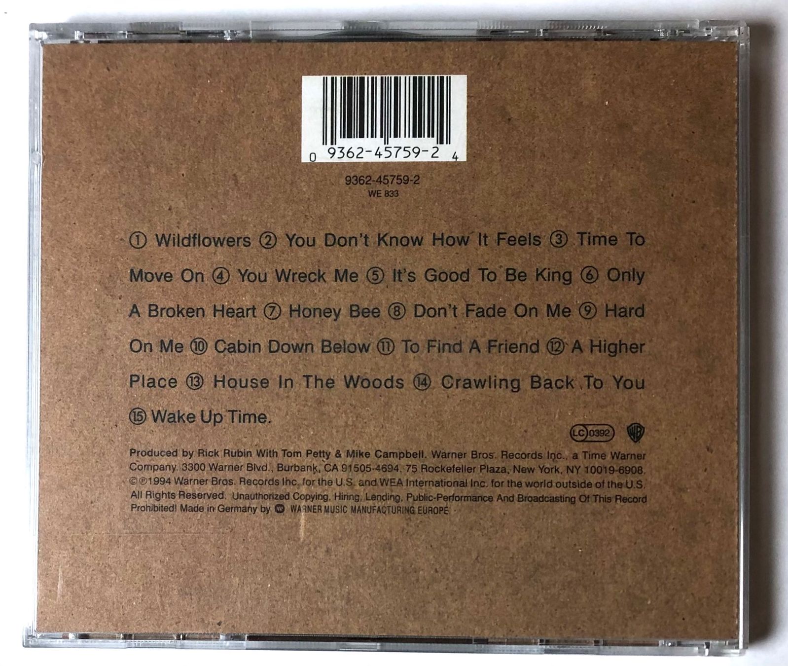 CD: TOM PETTY - WILDFLOWERS – Usato da Poliez-Pittet venduto da Newtown-Records 1