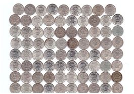 79 Stück alte 1/2 Franken (50 Rappen)
