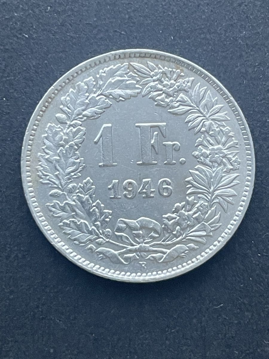 Tutti le monete: 1.- Silber CH Jahr 1946 – Usato da Meierskappel venduto da Hala03