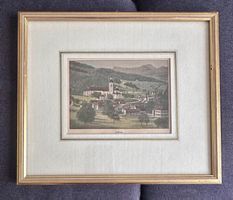 Stich Kloster Fischingen, Holzstich