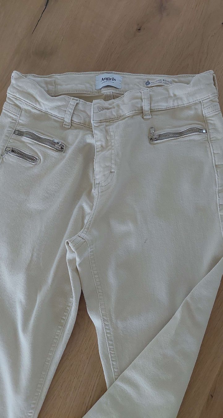 Angels Jeans: Jean Angels beige clair T. 38 – Usato da Payerne venduto da memich