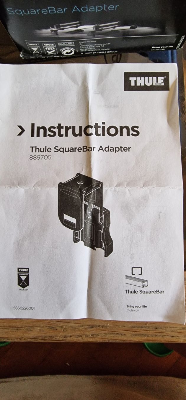 Unità & Adattatore: Thule Squate Bar Adapter neu – Nuovo (secondo la descrizione) da Stäfa venduto da Whoopee 1