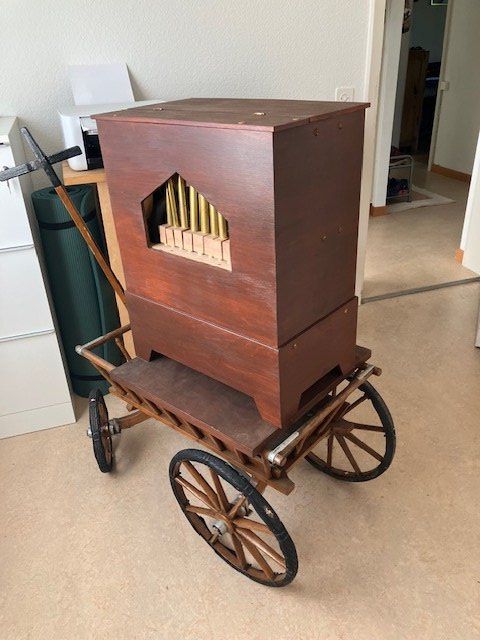 Strumenti musicali: Drehorgel auf historischem Leiterwagen – Difettoso da Aarau venduto da mar_226g
