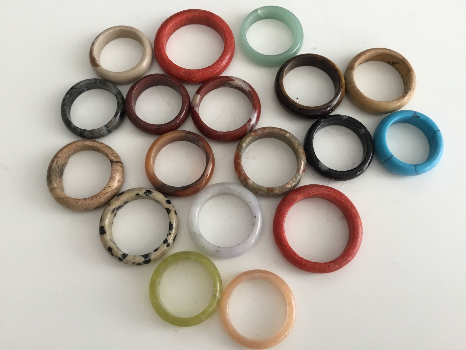 Edelsteine: Lot diverse Heilstein Ringe – Neu und originalverpackt aus Doppleschwand von Fortuna5859
