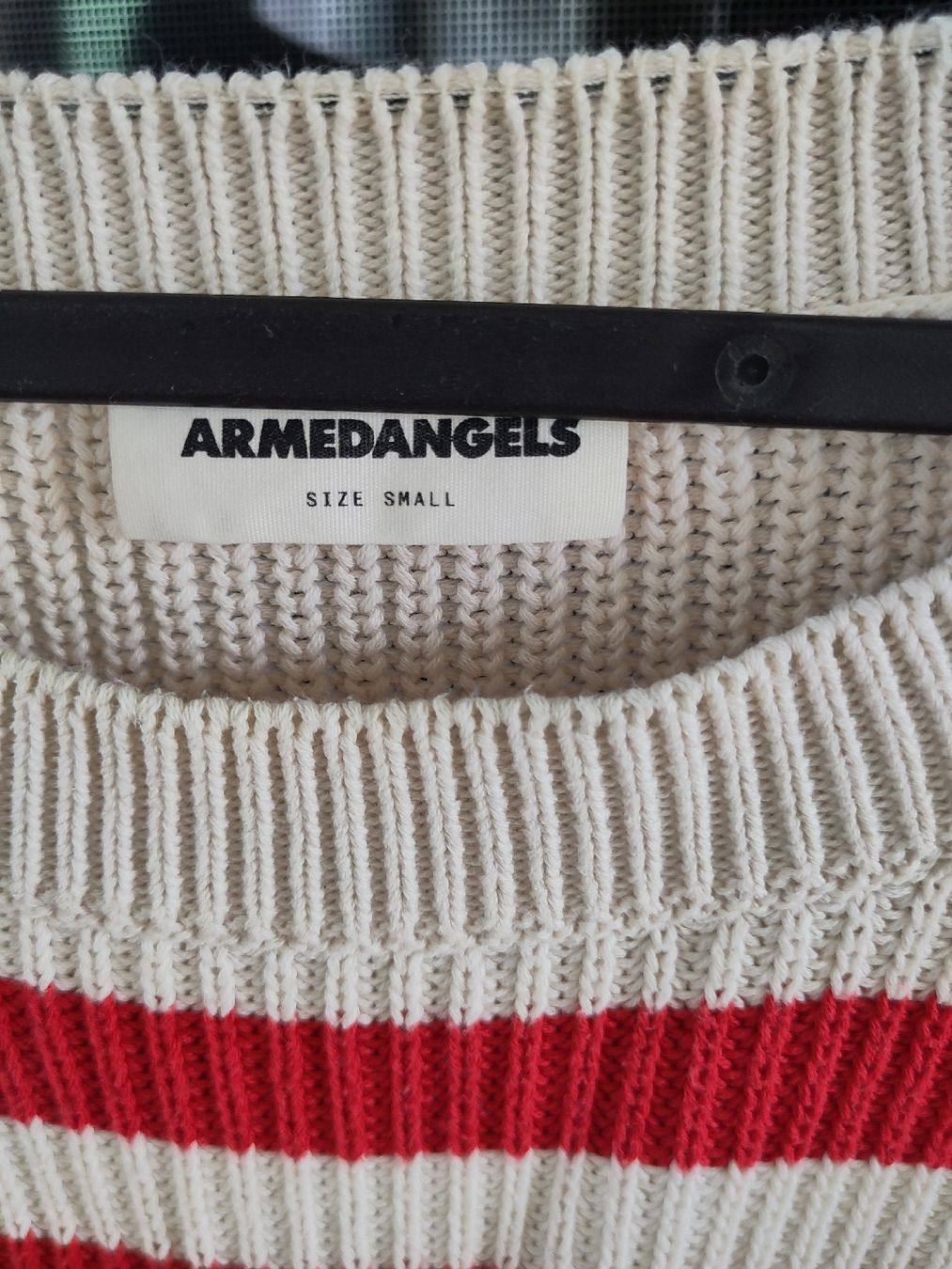 Armedangels Pullover & Sweatshirts: ARMEDANGELS Pullover rot-weiss gestreift Groesse S – Gebraucht aus Zürich von Hanna.walter 1