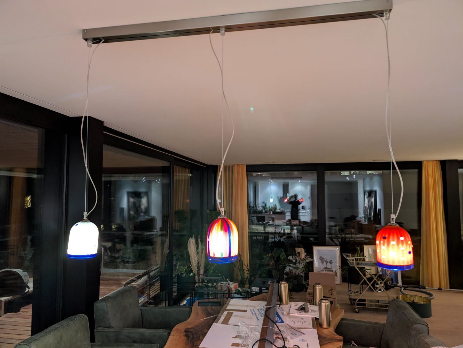 Lampadari & plafoniere: Hängelampe mit murano Glas – Usato da Steinhausen venduto da obelix19 2