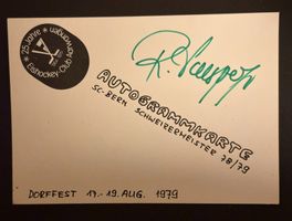 AUTOGRAMM EISHOCKEY SCB VON 1979